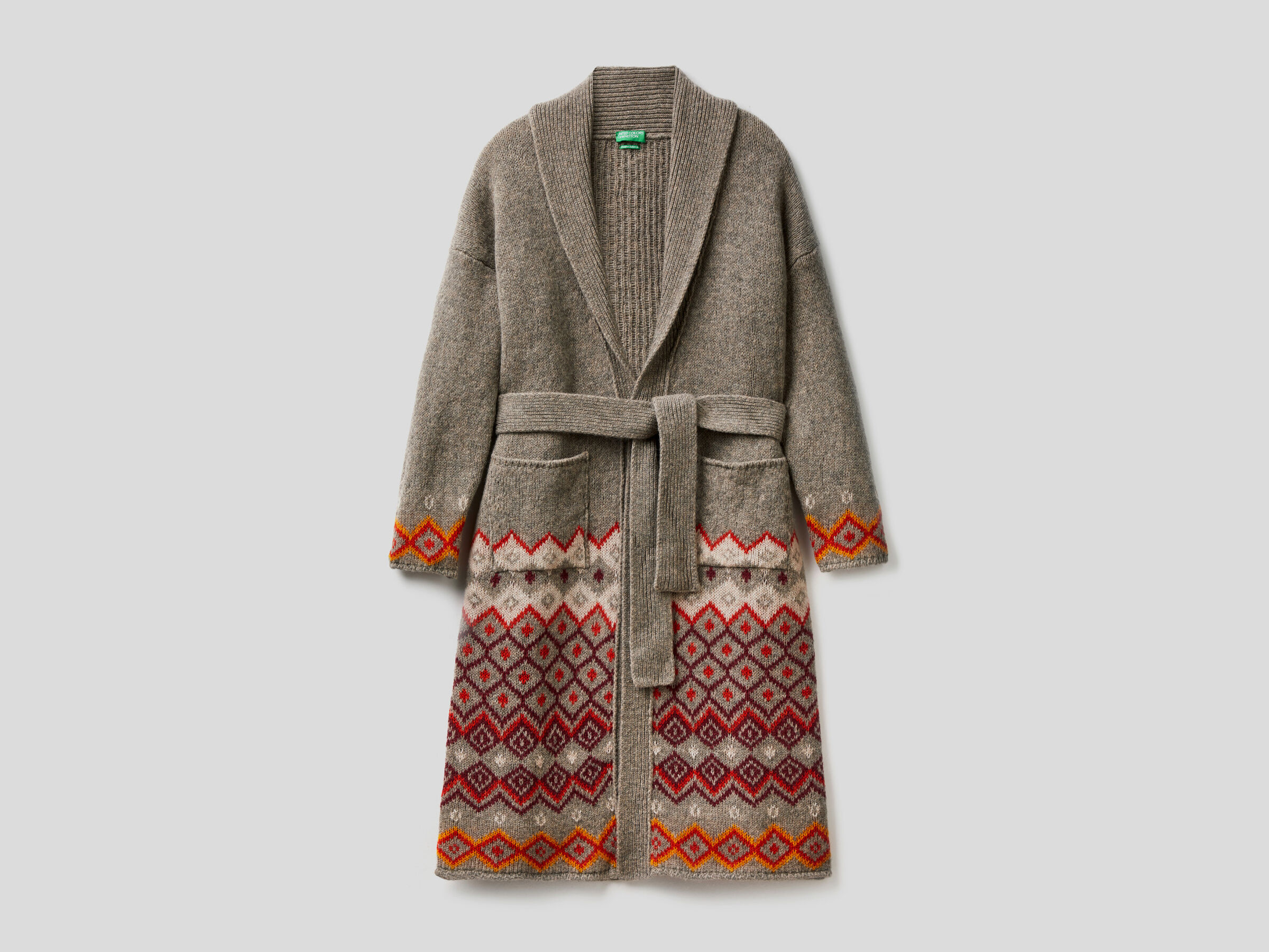 Coat in pure Shetland wool image number 4