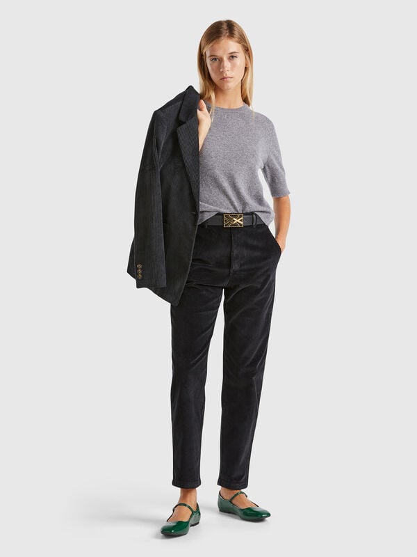 Soft corduroy trousers Women