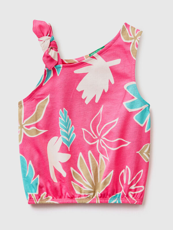 Top with tropical print Junior Girl