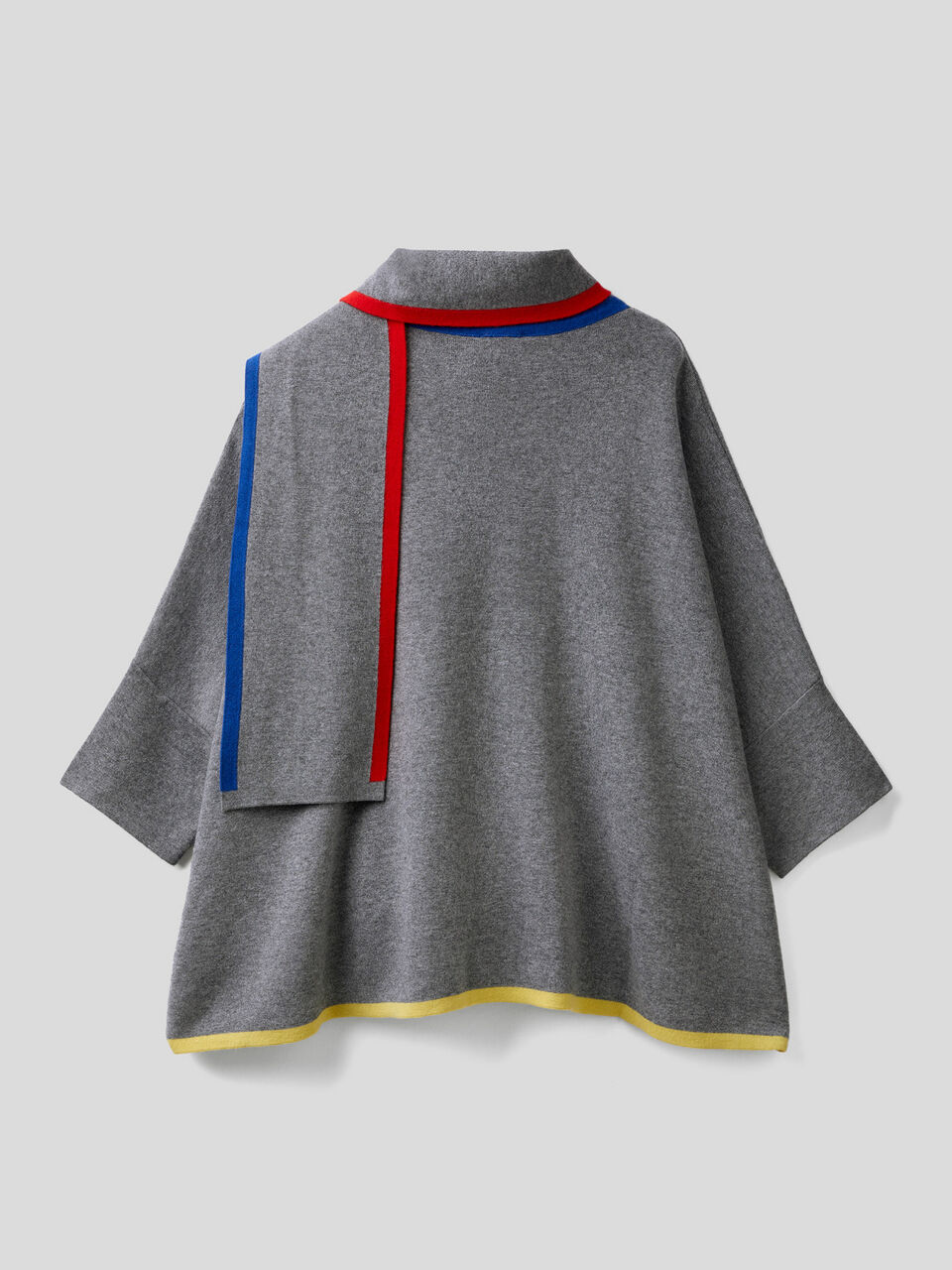 JCCxUCB poncho with scarf image number 2