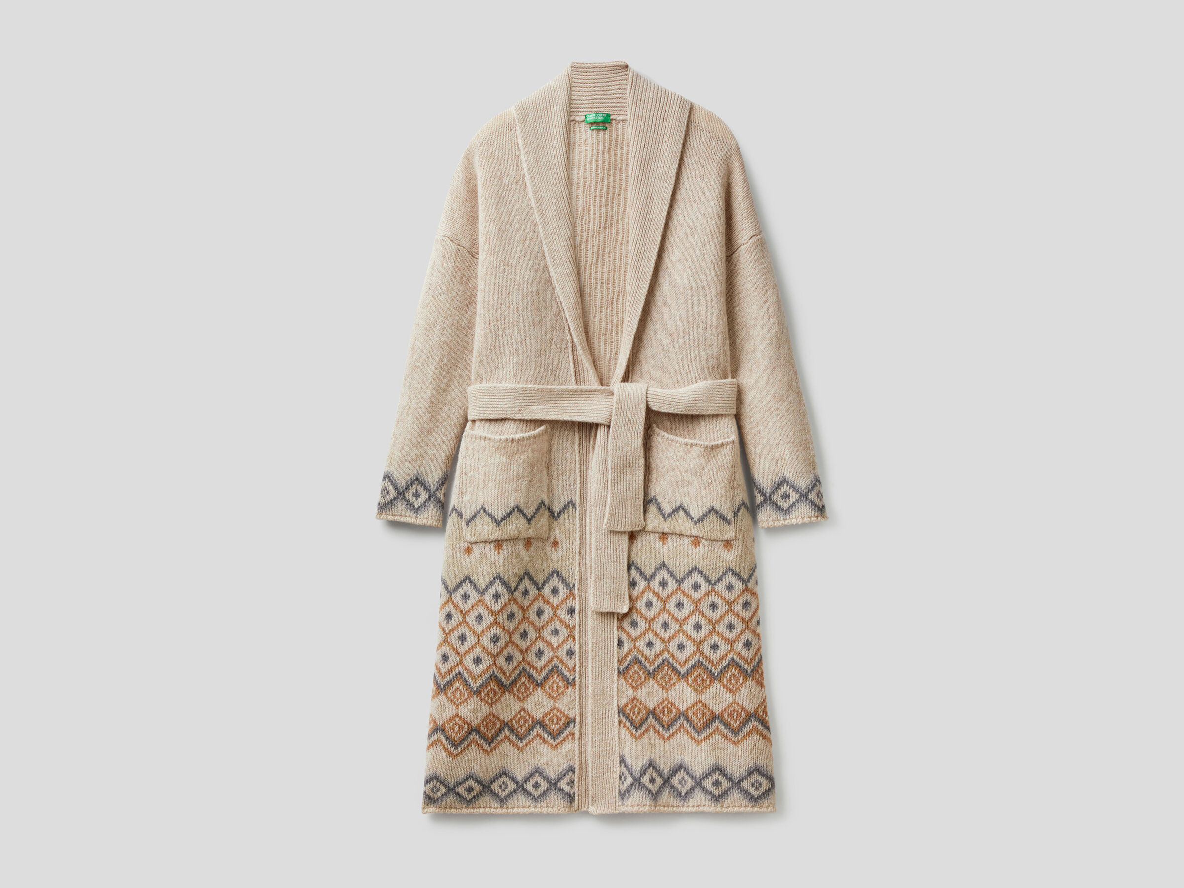 Coat in pure Shetland wool image number 4