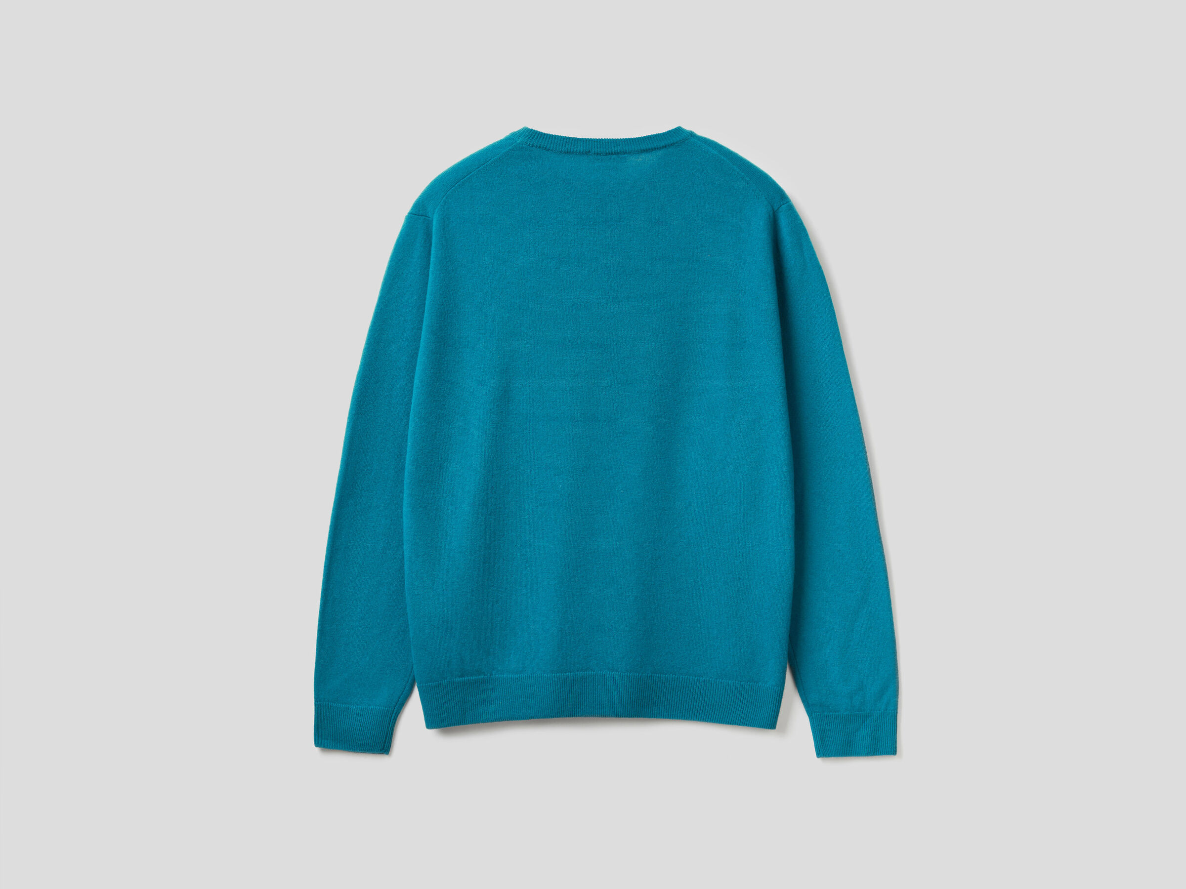 Crew neck sweater in pure virgin wool image number 5