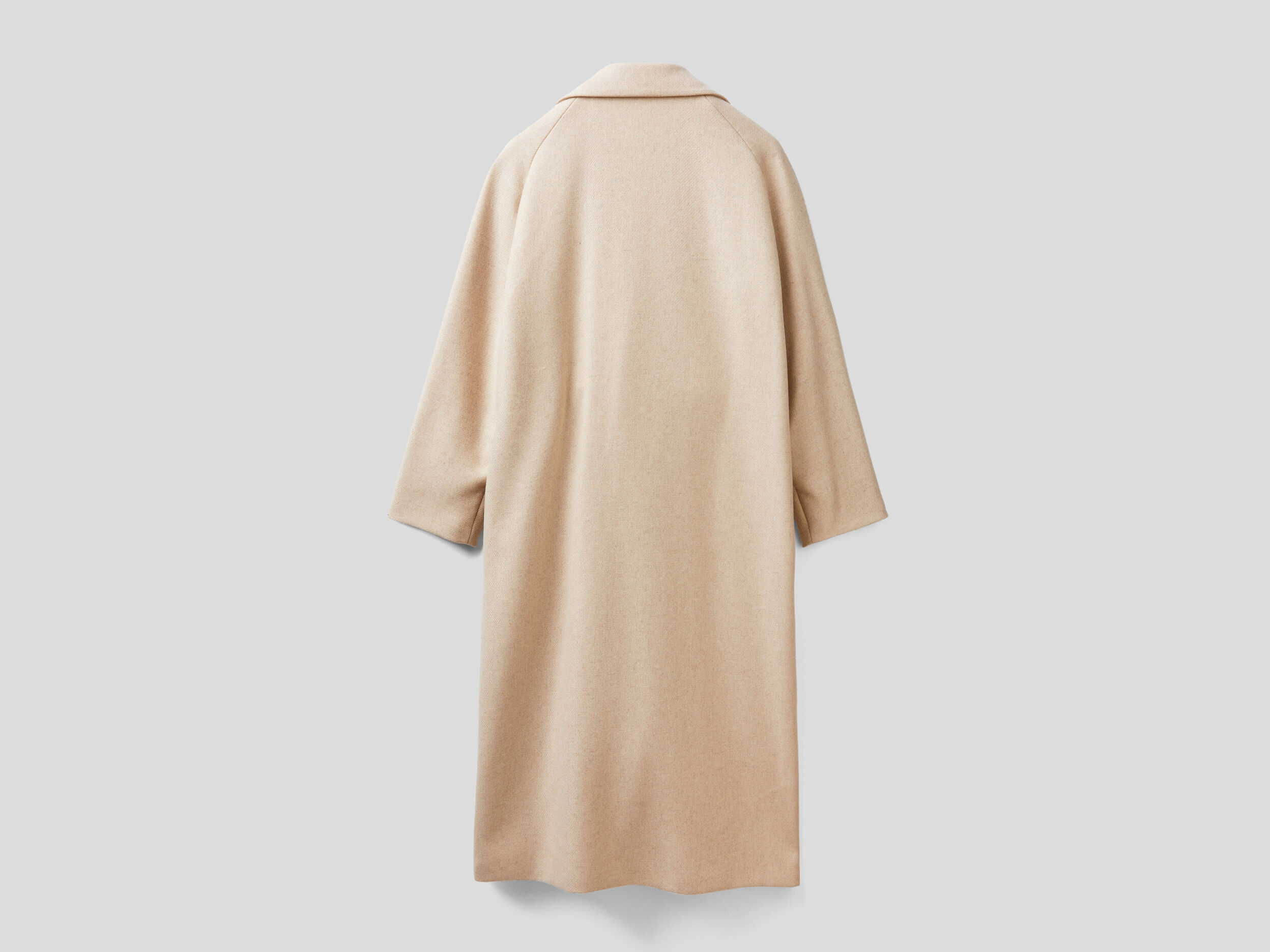 Eaphi standcollar volume midi coat