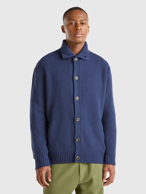Wool blend jacket Men