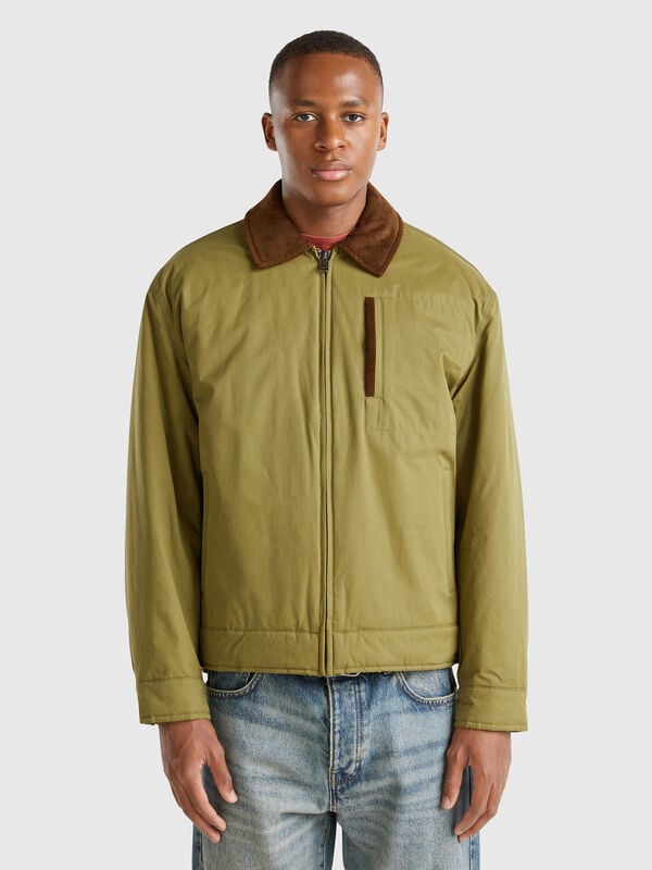 Jacket with checked lining Men