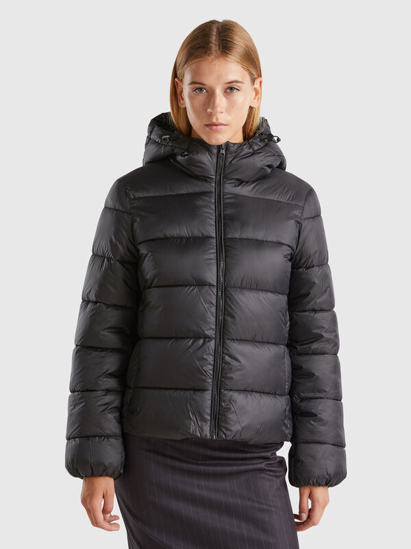 Padded puffer jacket with recycled wadding Women