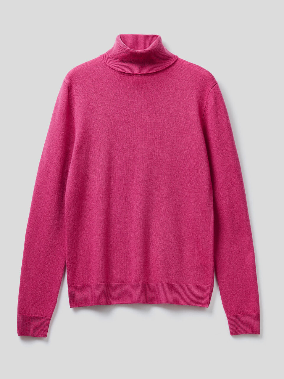 Turtleneck sweater in pure virgin wool image number 1