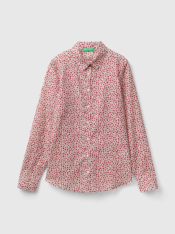 100% cotton patterned shirt Women