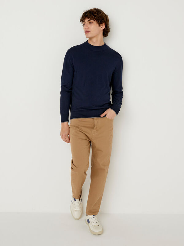 Loose fit trousers in cotton Men