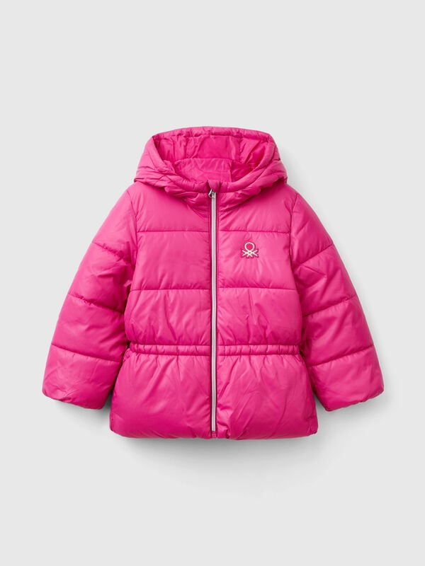 Nylon jacket with hood Junior Girl