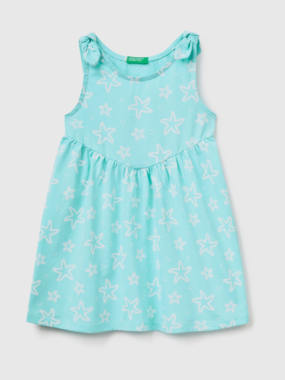 Kid Girls Dresses and Dungarees Collection 2023 Benetton