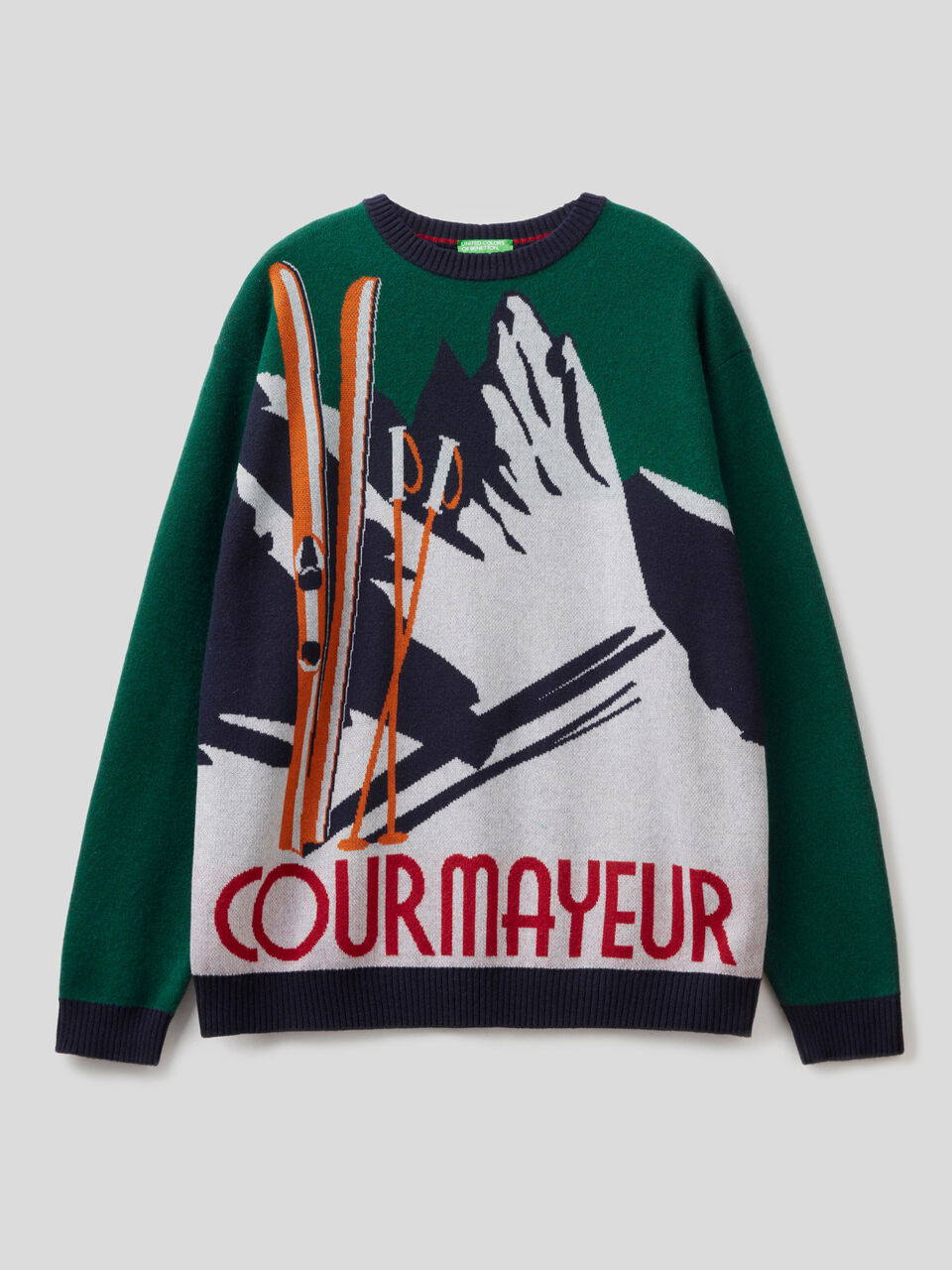 Winter sweater in cashmere blend image number 1