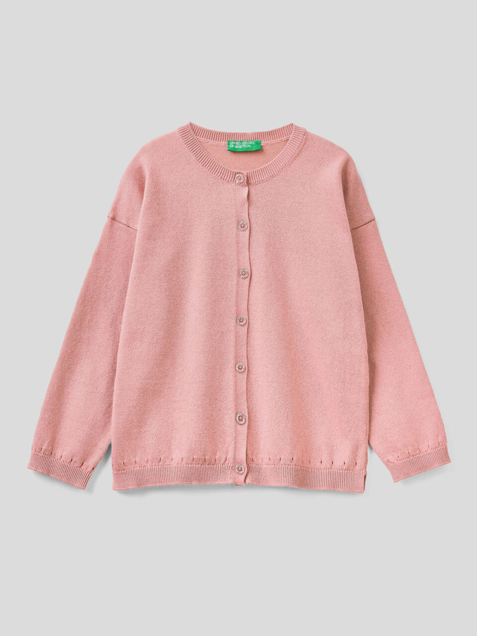 Cardigan with glittery buttons image number 1