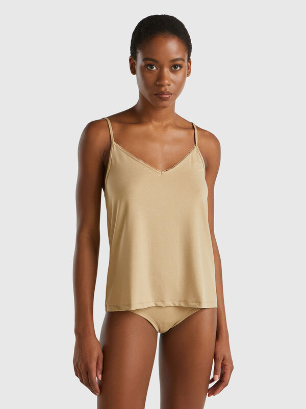 Tank top with lurex Women