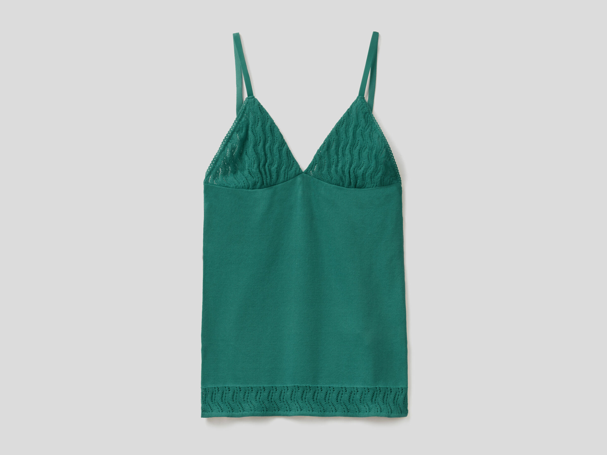 Open knit tank top image number 3