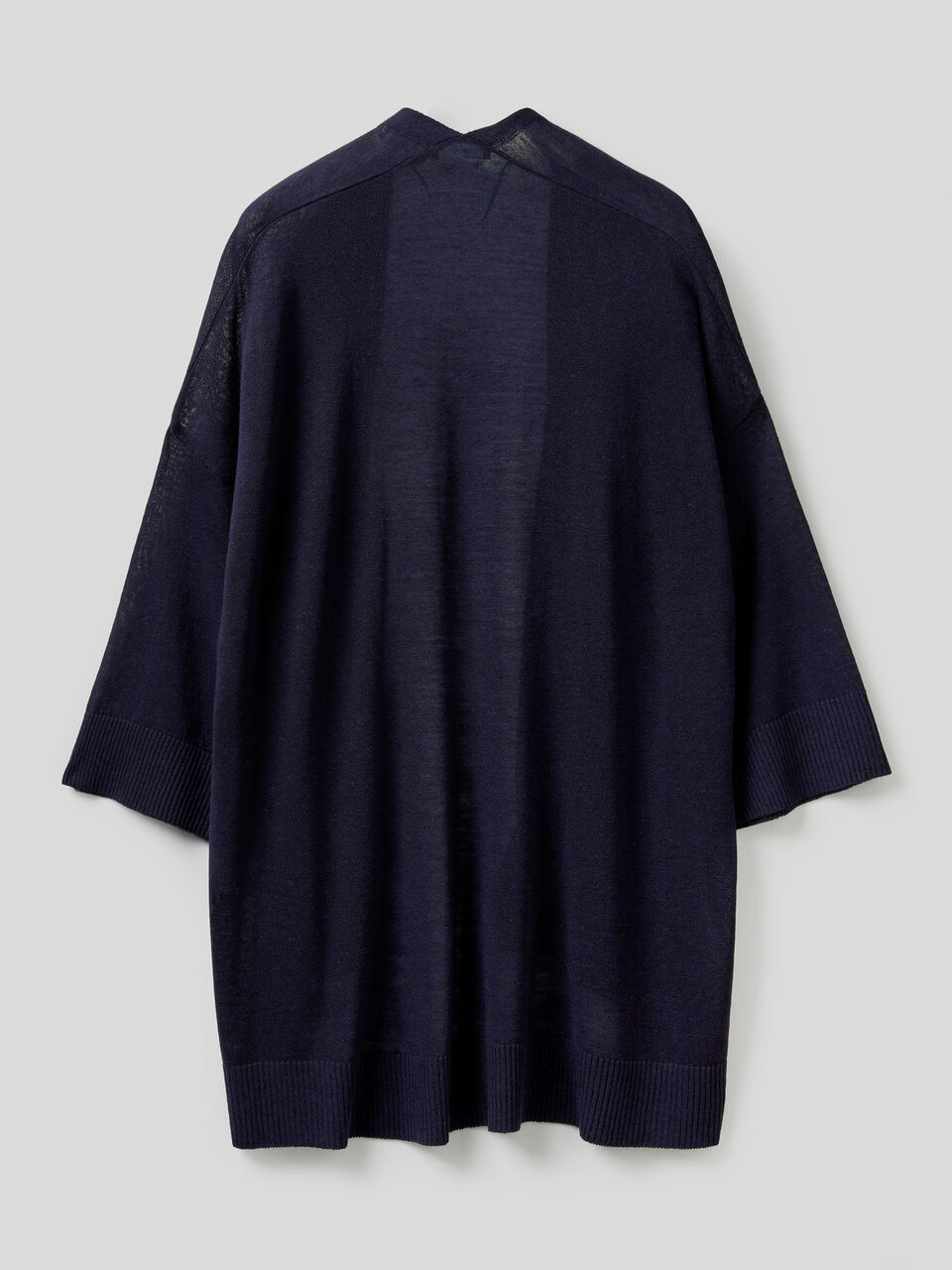 Open cardigan with 3/4 sleeve image number 2