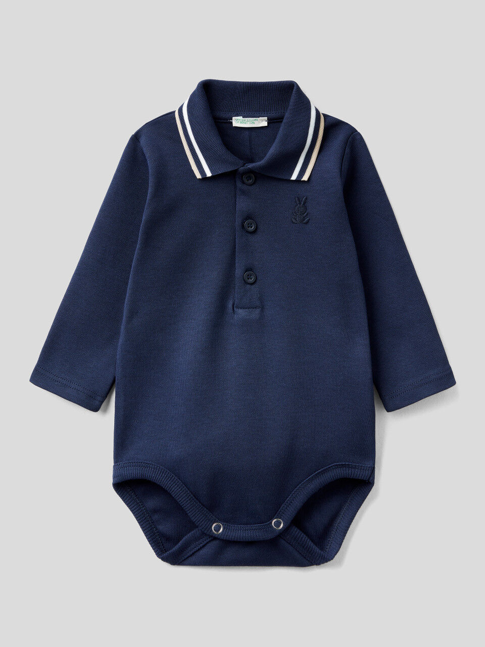 100% cotton polo bodysuit