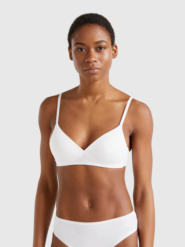 Padded bra in cotton Women