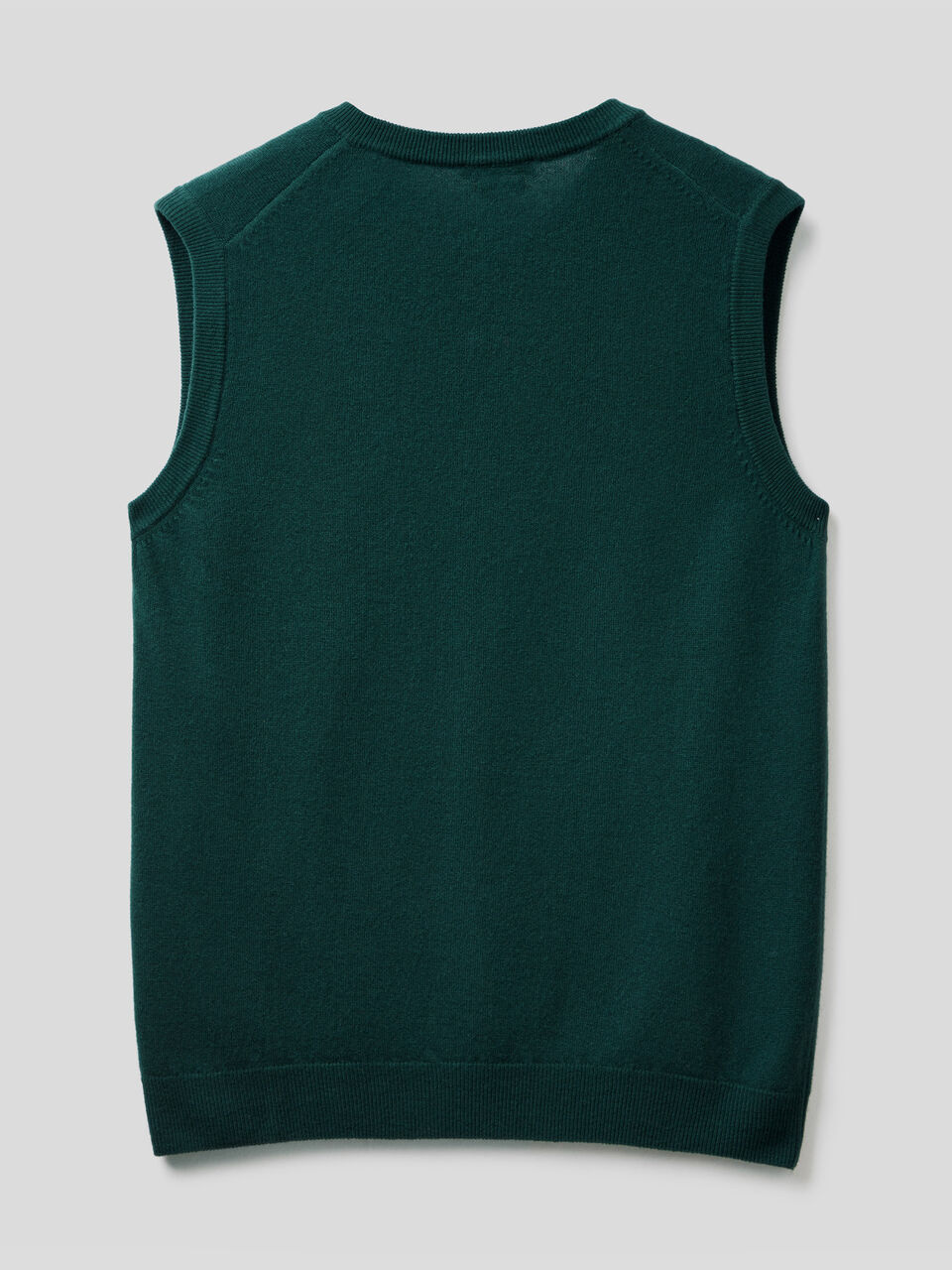 Vest in pure Merino wool customizable image number 2