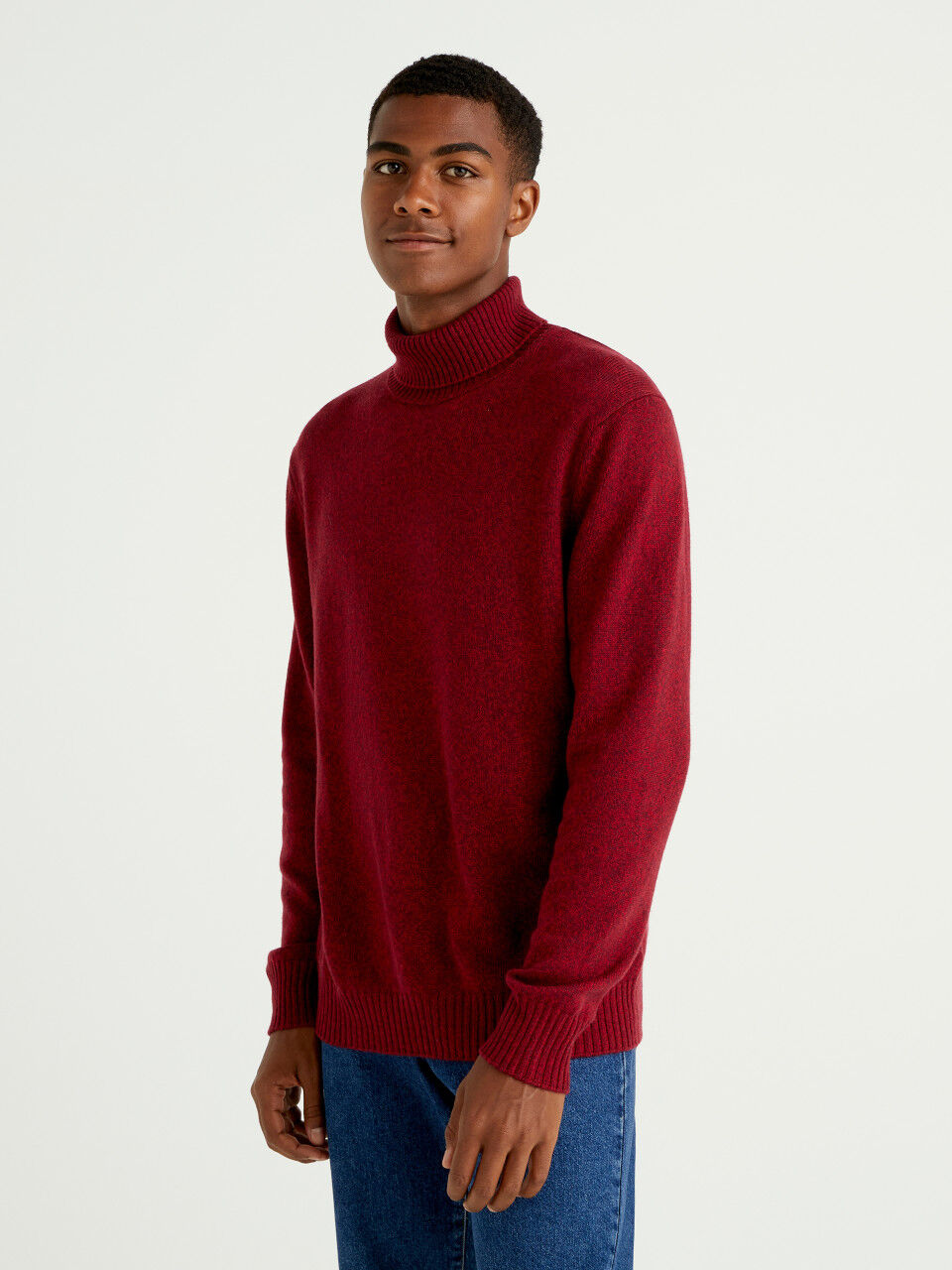 Half best sale turtleneck men