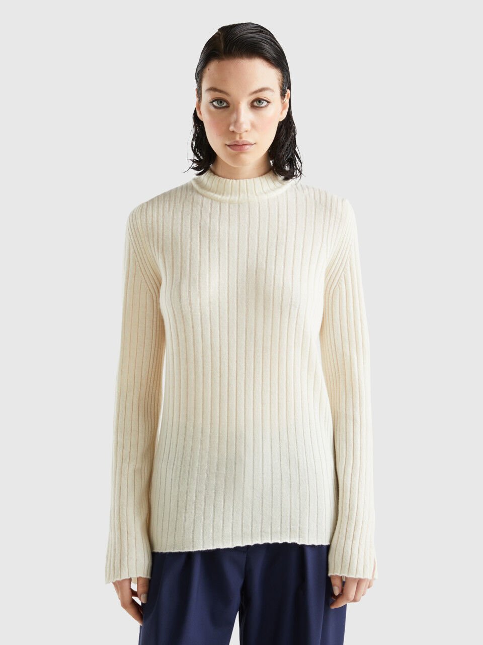 Women s High Neck Sweaters New Collection 2024 Benetton