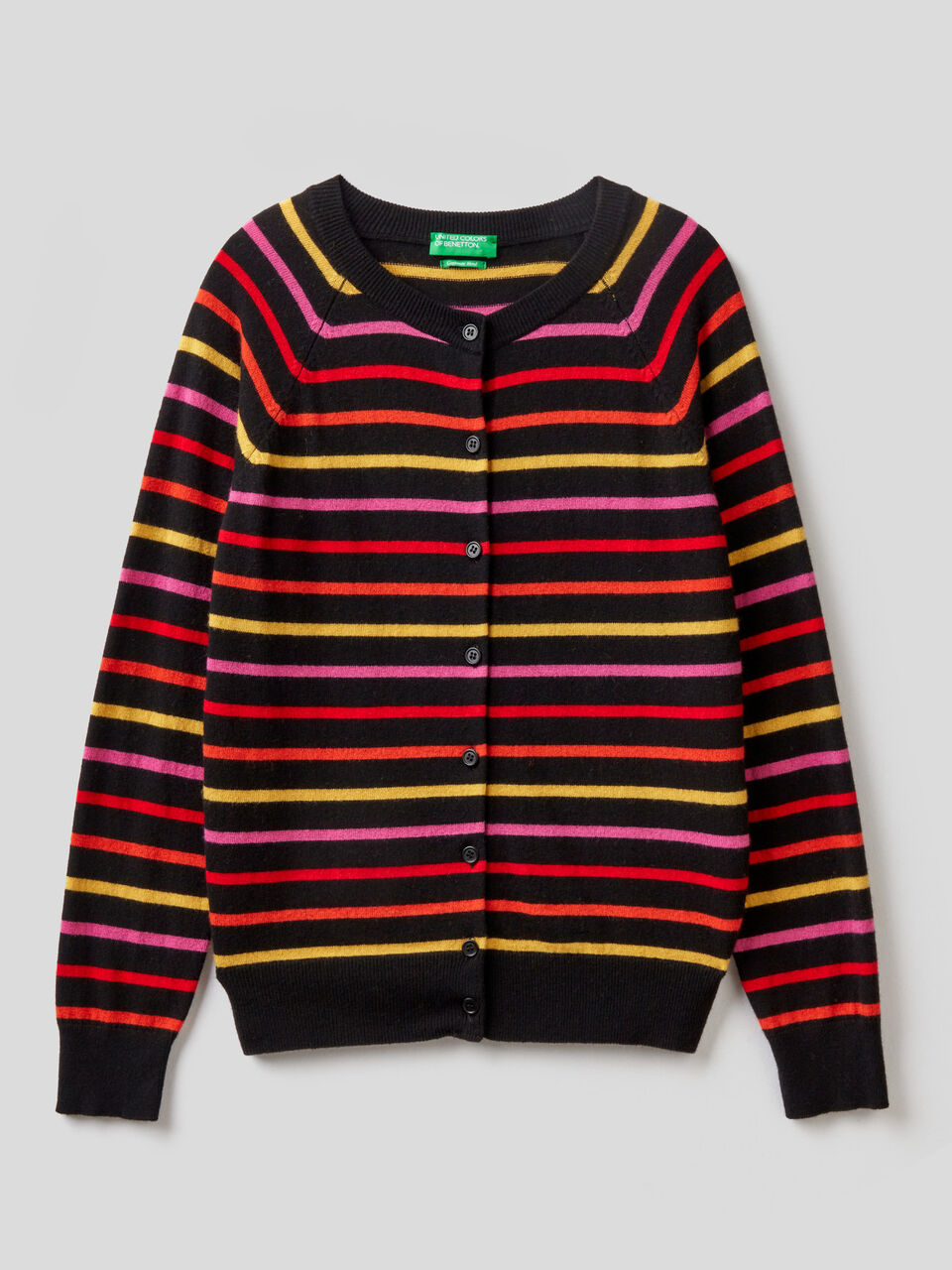 Crew neck cardigan image number 1