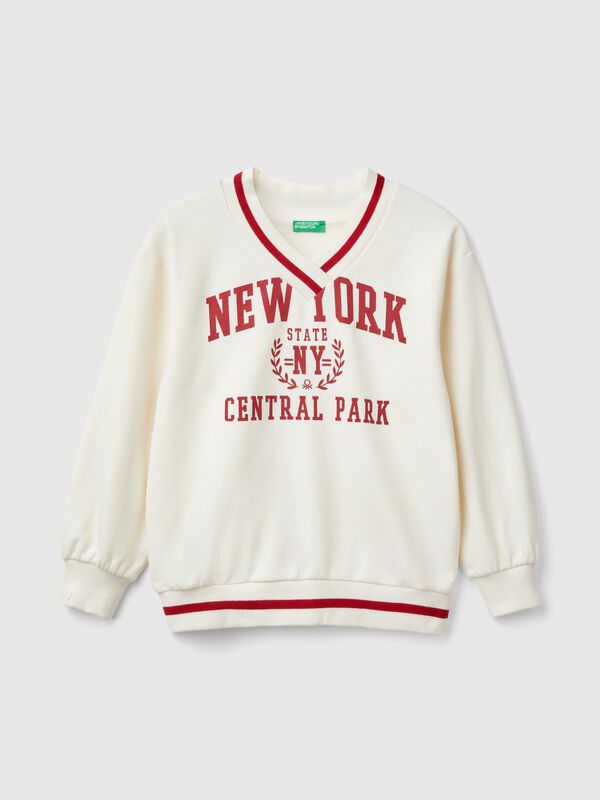 V-neck sweatshirt Junior Girl