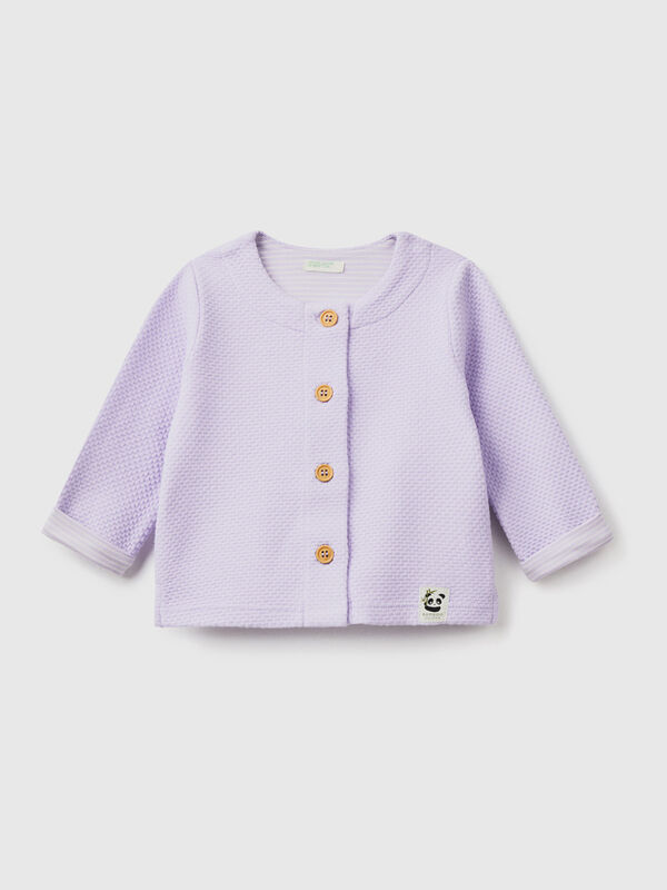 Cardigan with jacquard knit New Born (0-18 months)