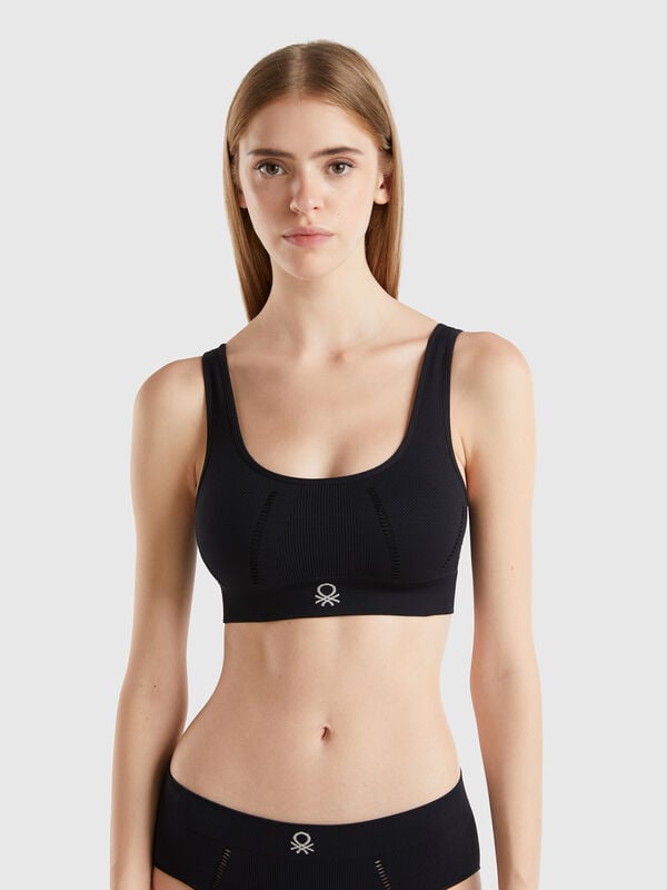 Bra in recycled nylon blend Women