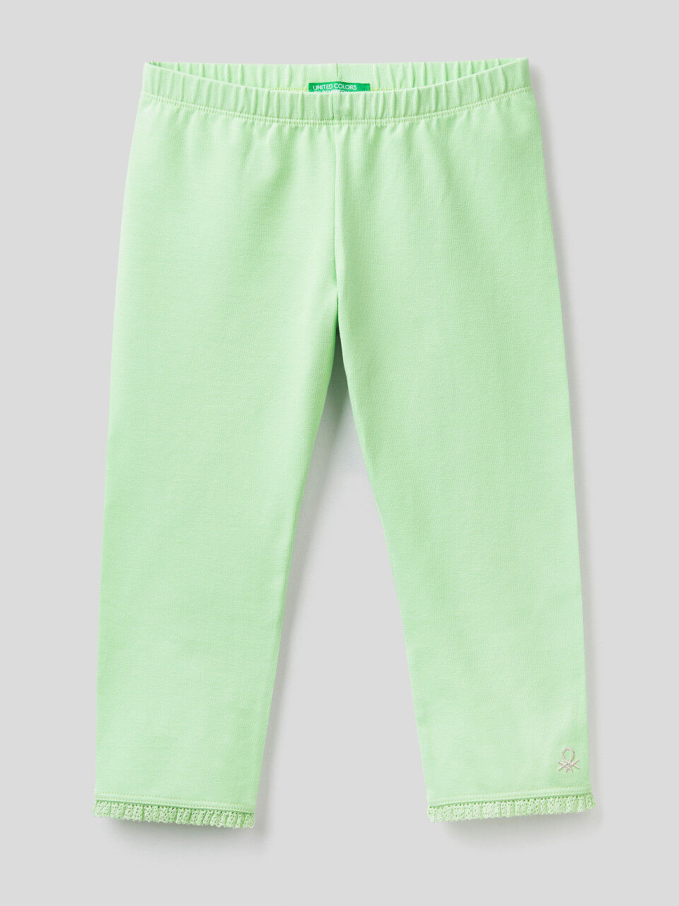 3/4 leggings in stretch cotton