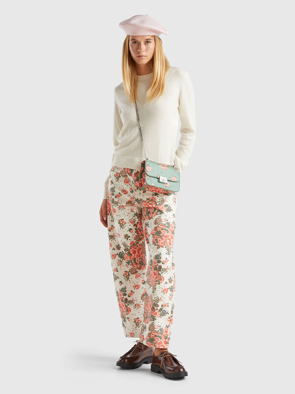 Balloon fit floral jeans Women