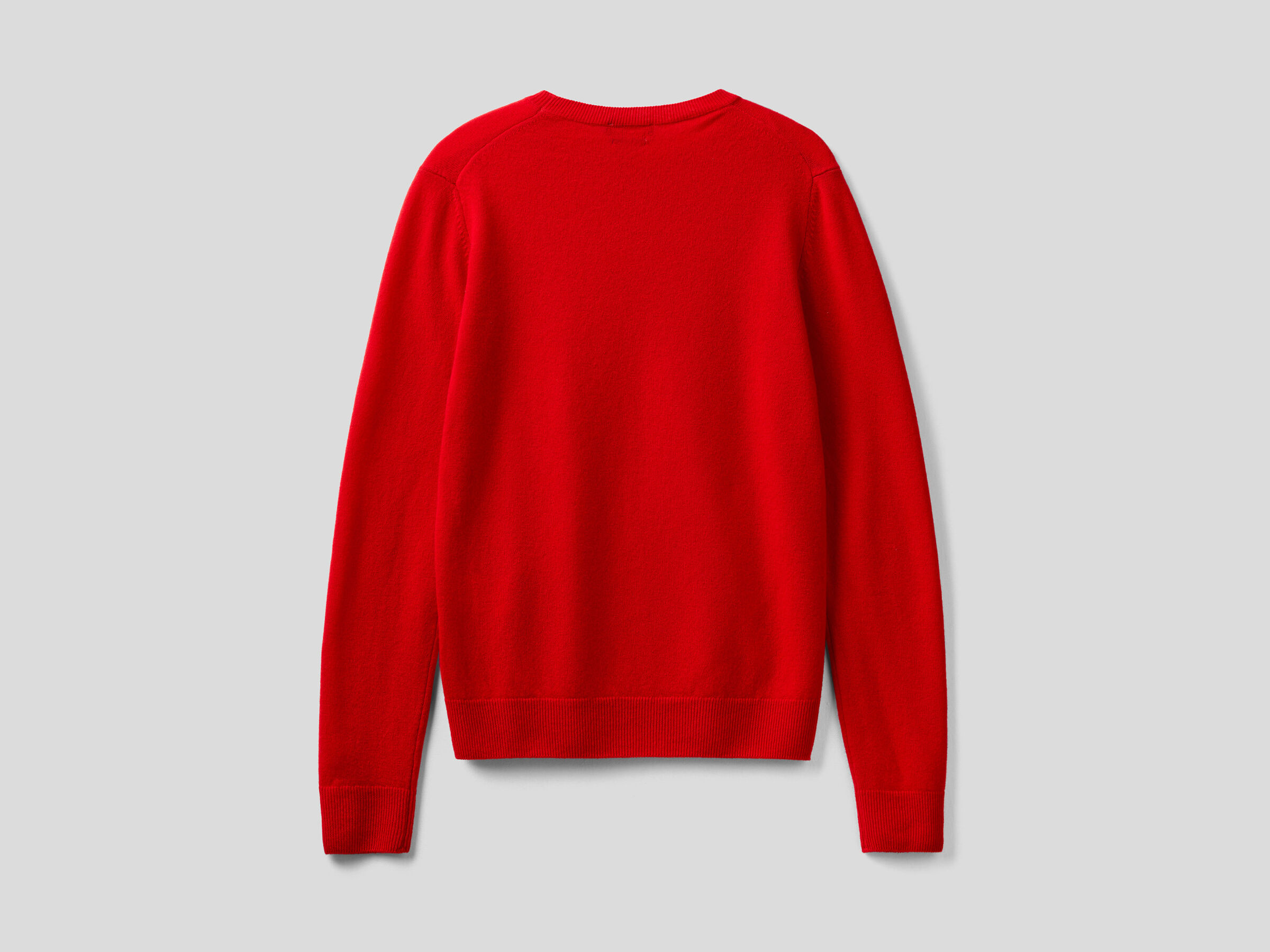 Crew neck sweater in pure virgin wool image number 6