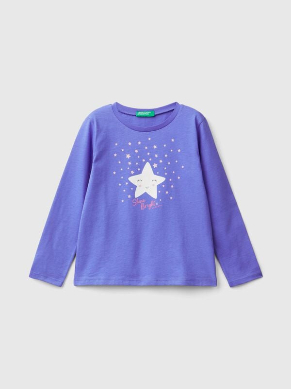 Regular fit t-shirt with print Junior Girl