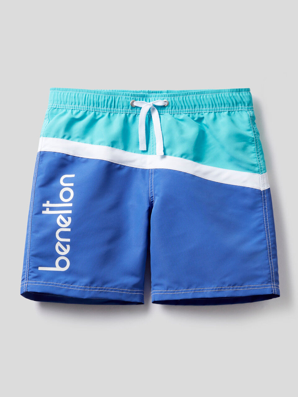 Logo print swim trunks