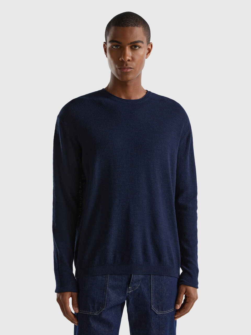Linen sweater mens shop