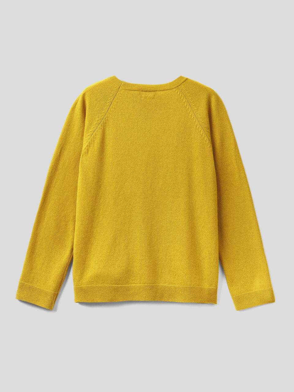 Crew neck sweater in wool and cashmere image number 2