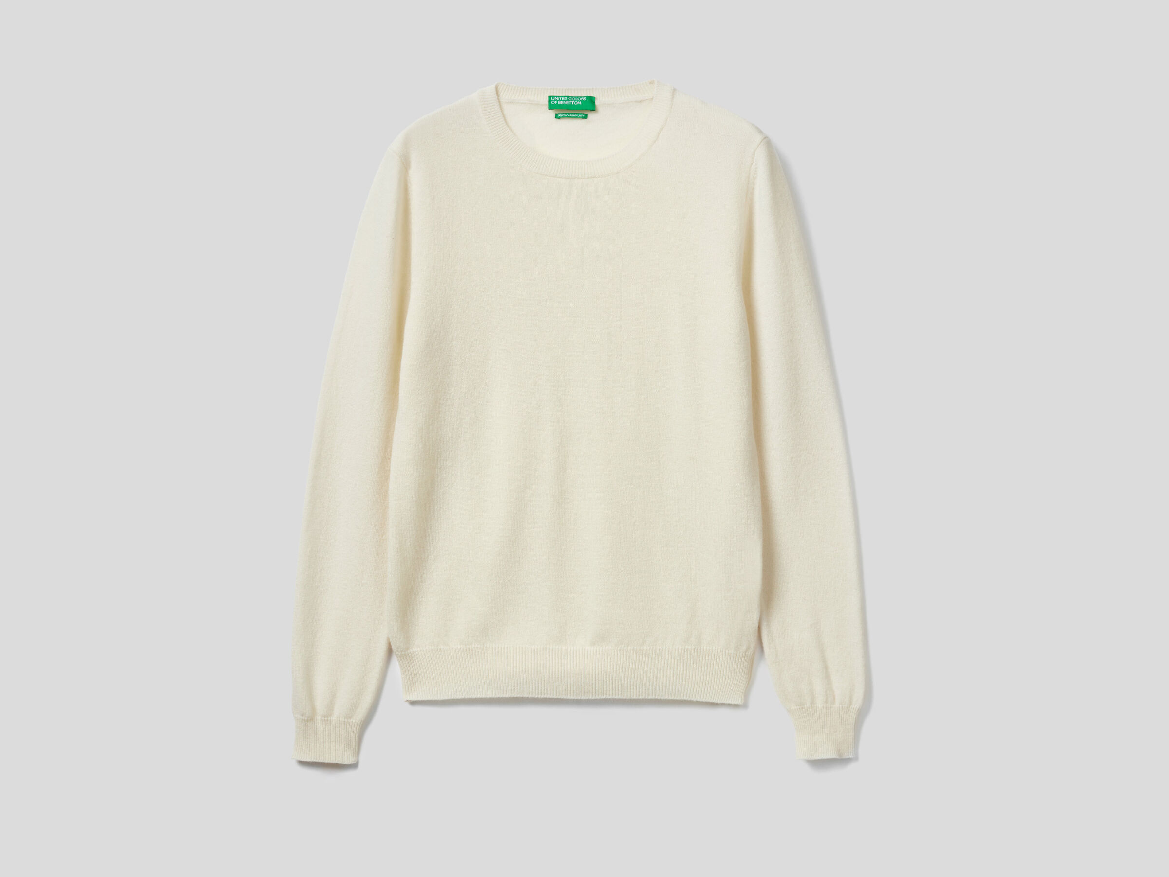 Crew neck sweater in pure virgin wool image number 5
