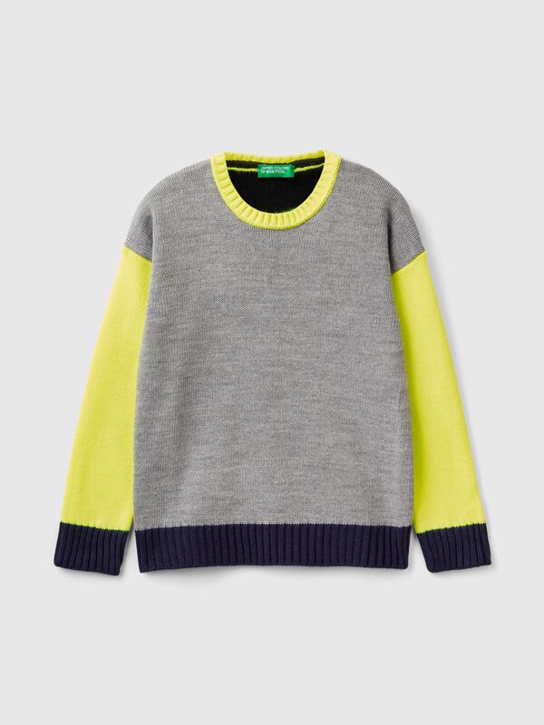 Color block sweater Junior Boy