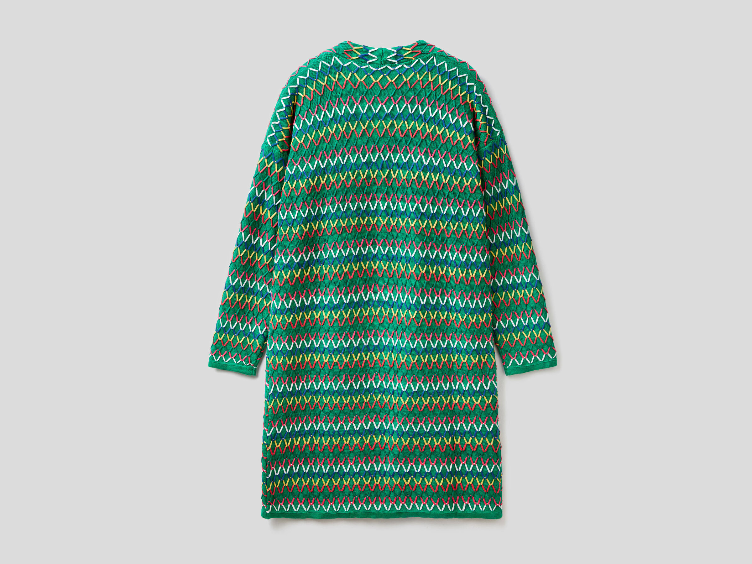 Long multicolored cardigan image number 6