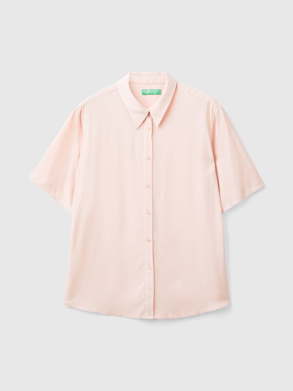 3/4 sleeve shirt in viscose Women