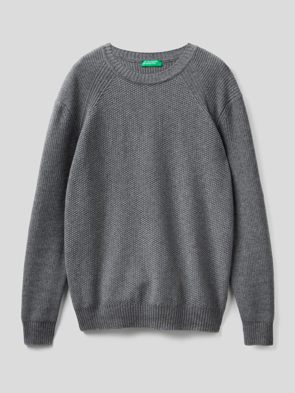 Sweater in recycled wool blend image number 1