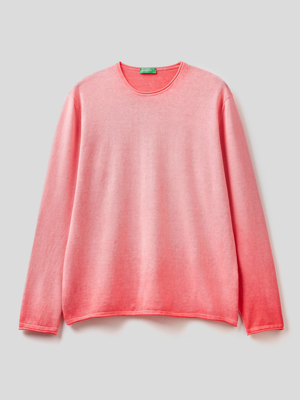 Sweater with raw cut finish image number 1