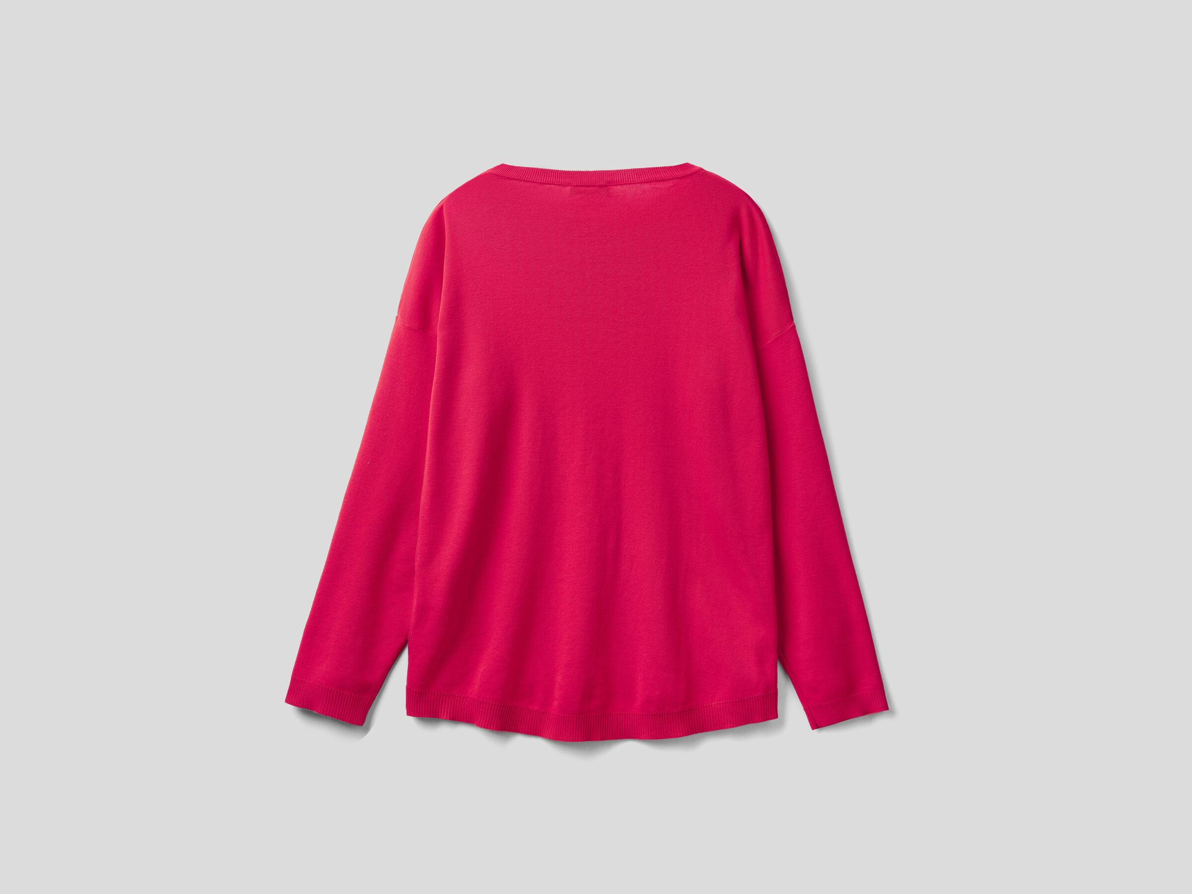 Cotton sweater with round neck image number 5