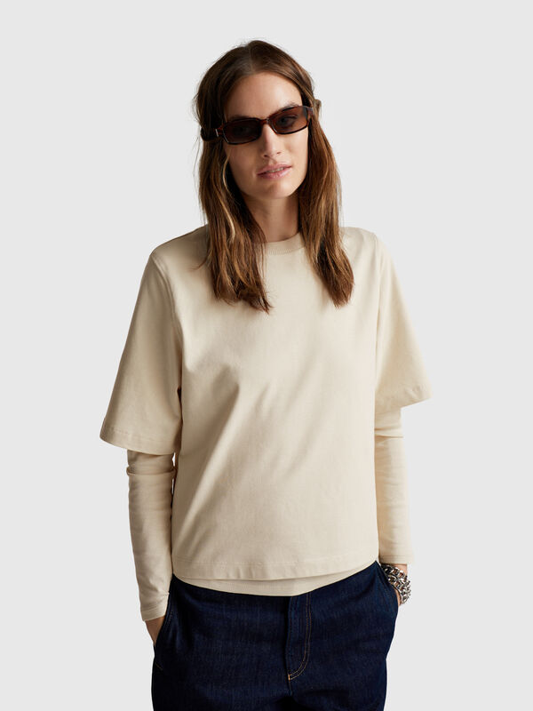 100% cotton boxy fit t-shirt Women