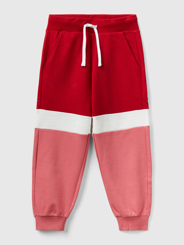 Pink and red joggers Junior Boy