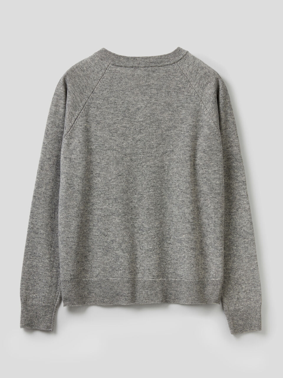 Crew neck cardigan image number 2