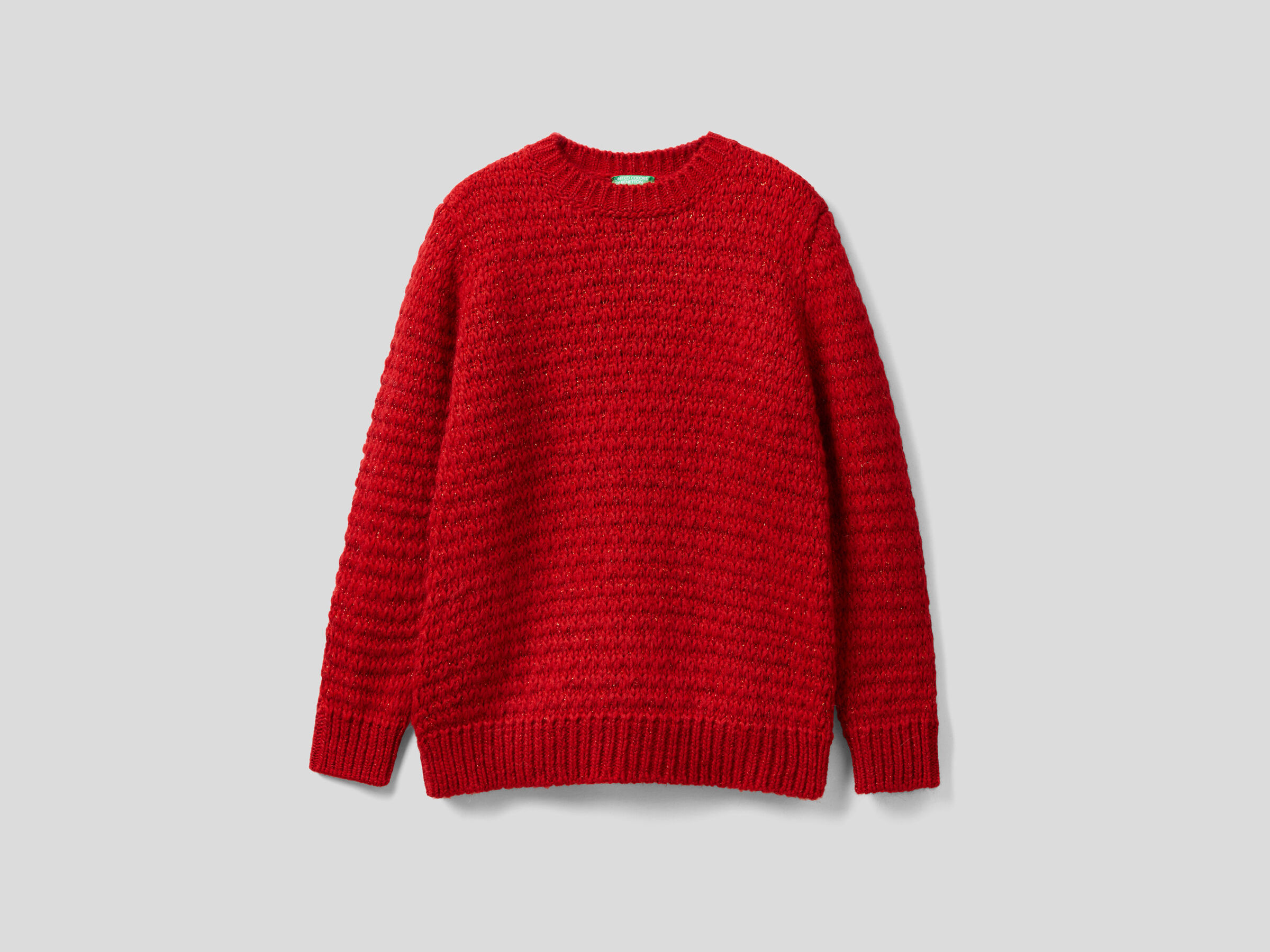 Knit sweater with lurex image number 4