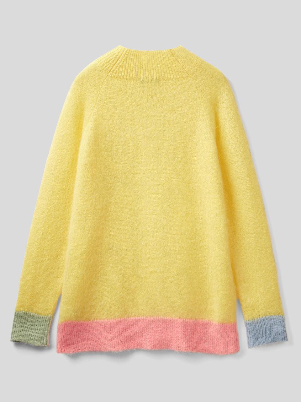 Turtleneck sweater in mohair blend image number 2