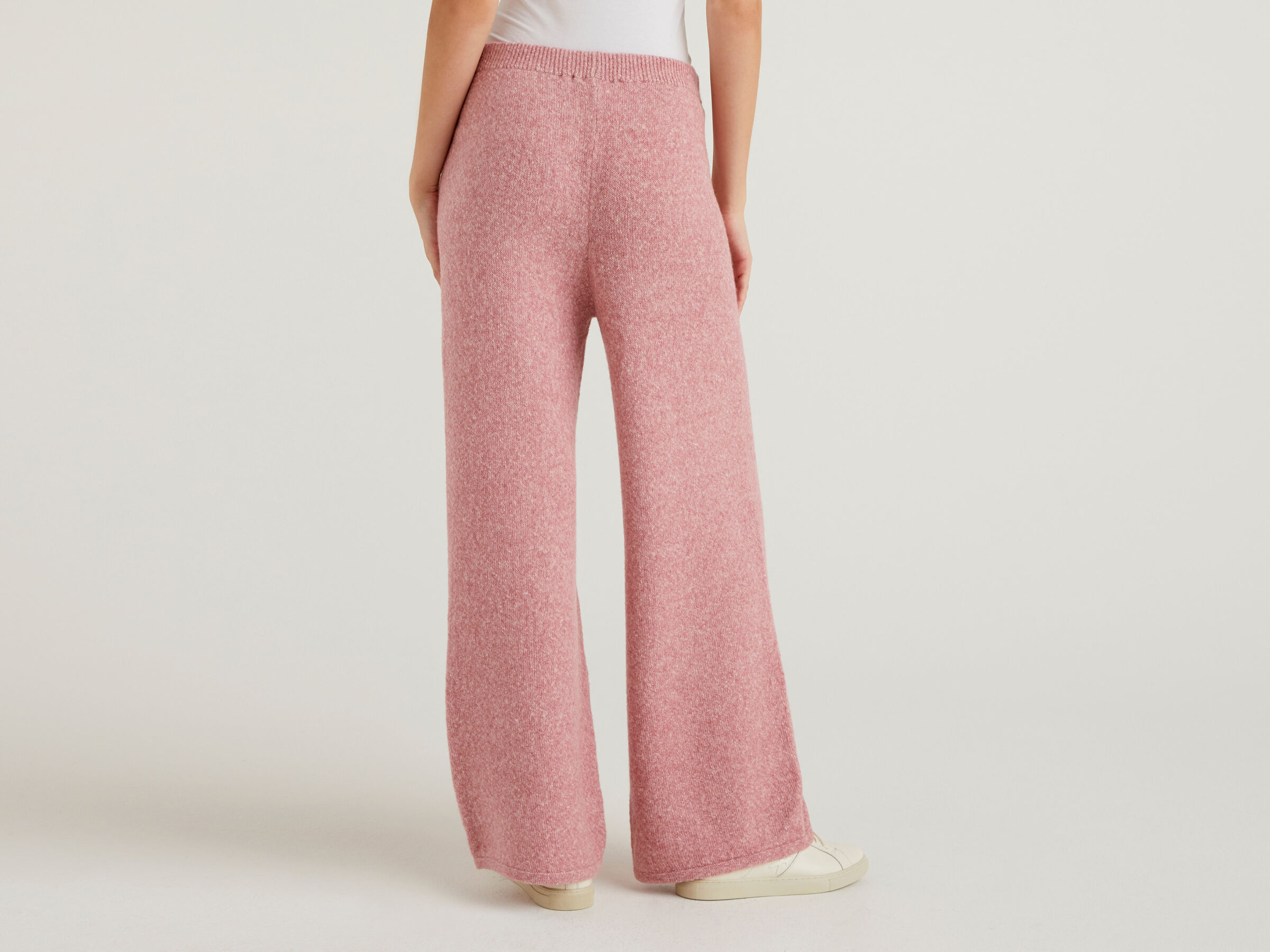 Knit palazzo trousers image number 2