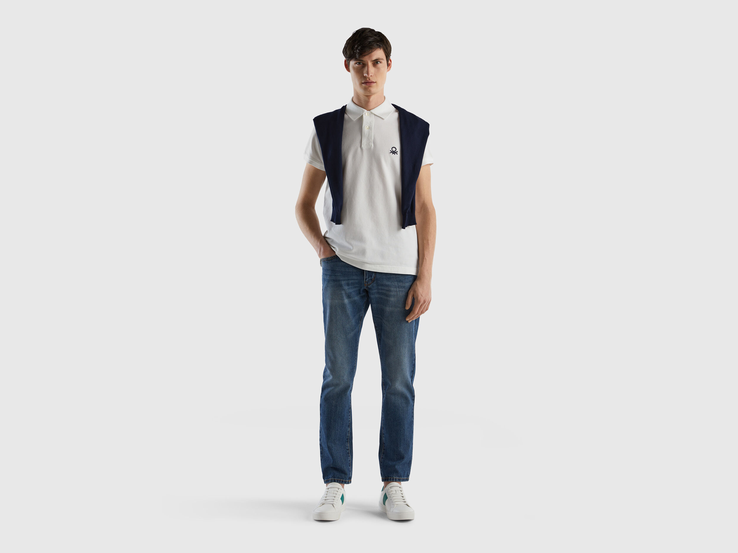Benetton muscle fit polo store